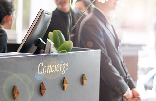 Reception security Reception security